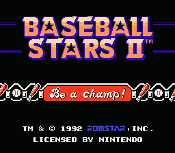 Baseball Stars 2 screenshot 3 for NES